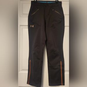 Women's Under Armour Waterproof Brown Pants Size Small